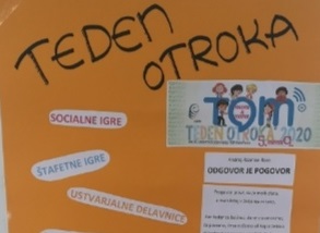 Teden otroka, 5. – 11. oktober 2020