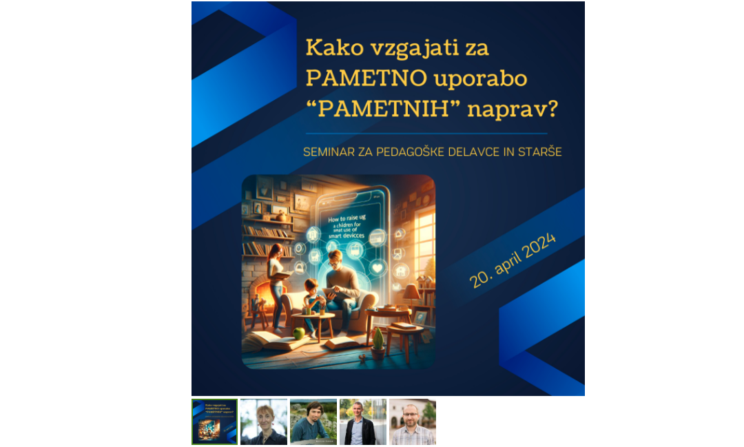 Kako vzgajati za pametno uporabo “pametnih” naprav?