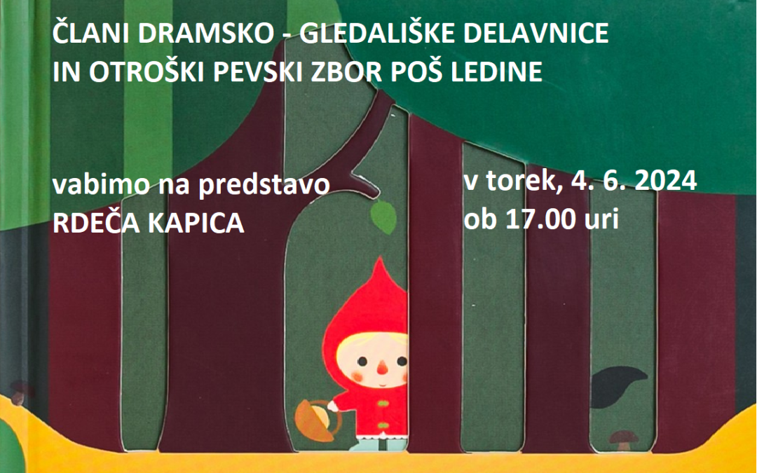 Predstava Rdeča kapica