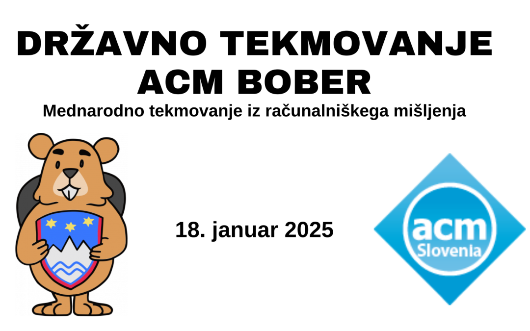 Državno tekmovanje ACM Bober